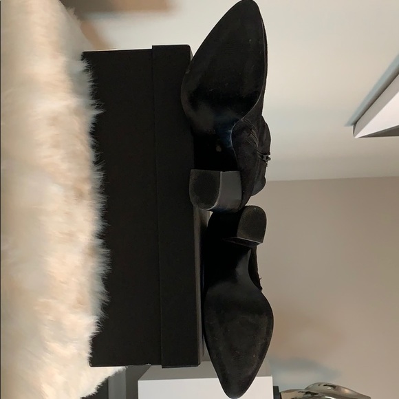 Diba black suede block heel bootie - Picture 11 of 11